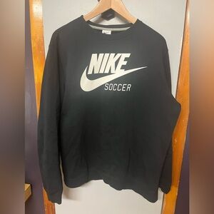 Nike Black Sweatshirt with White Logo